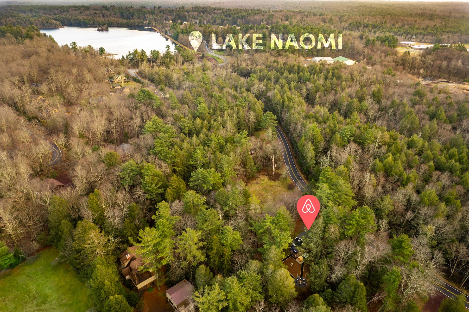 Airbnb Photography: Cozy Cabin Near Lake Naomi Pocono Pines PA