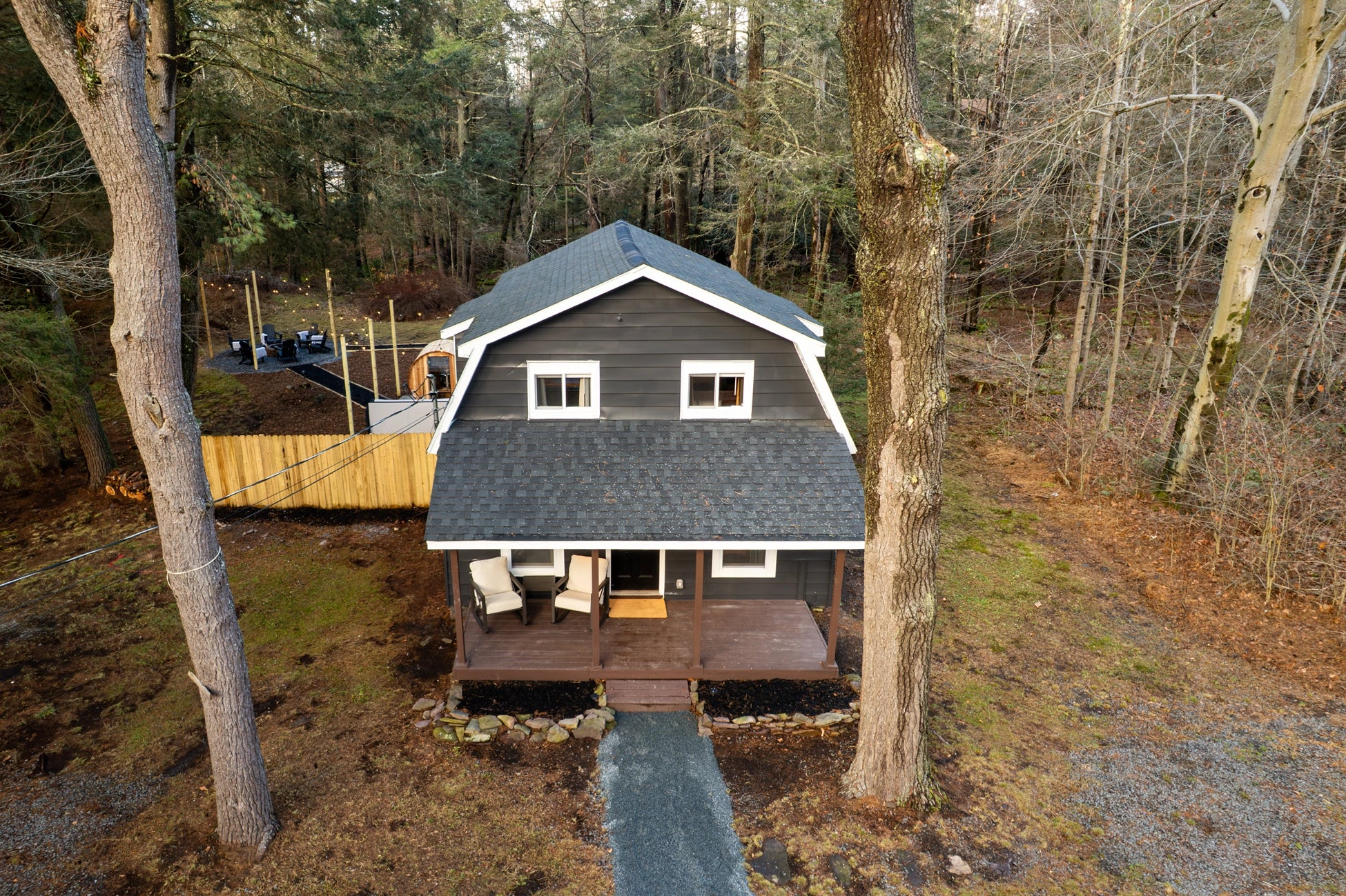 Airbnb Photography: Cozy Cabin Near Lake Naomi Pocono Pines PA