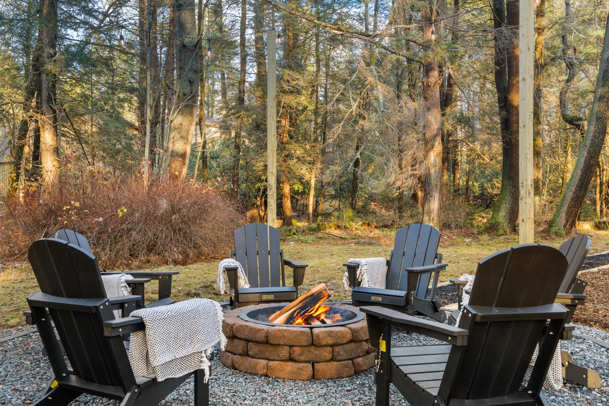Airbnb Photography: Cozy Cabin Near Lake Naomi Pocono Pines PA