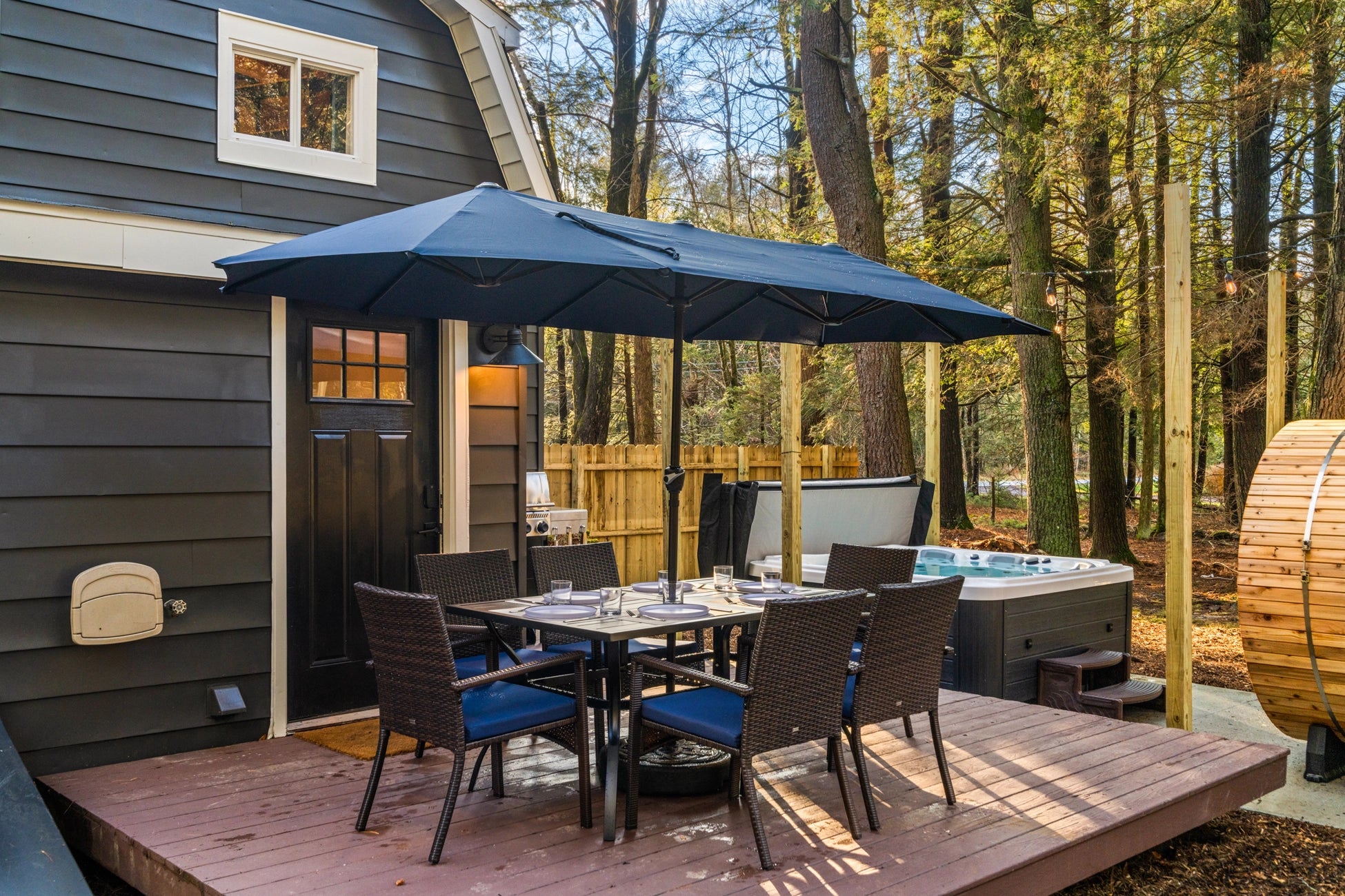 Airbnb Photography: Cozy Cabin Near Lake Naomi Pocono Pines PA