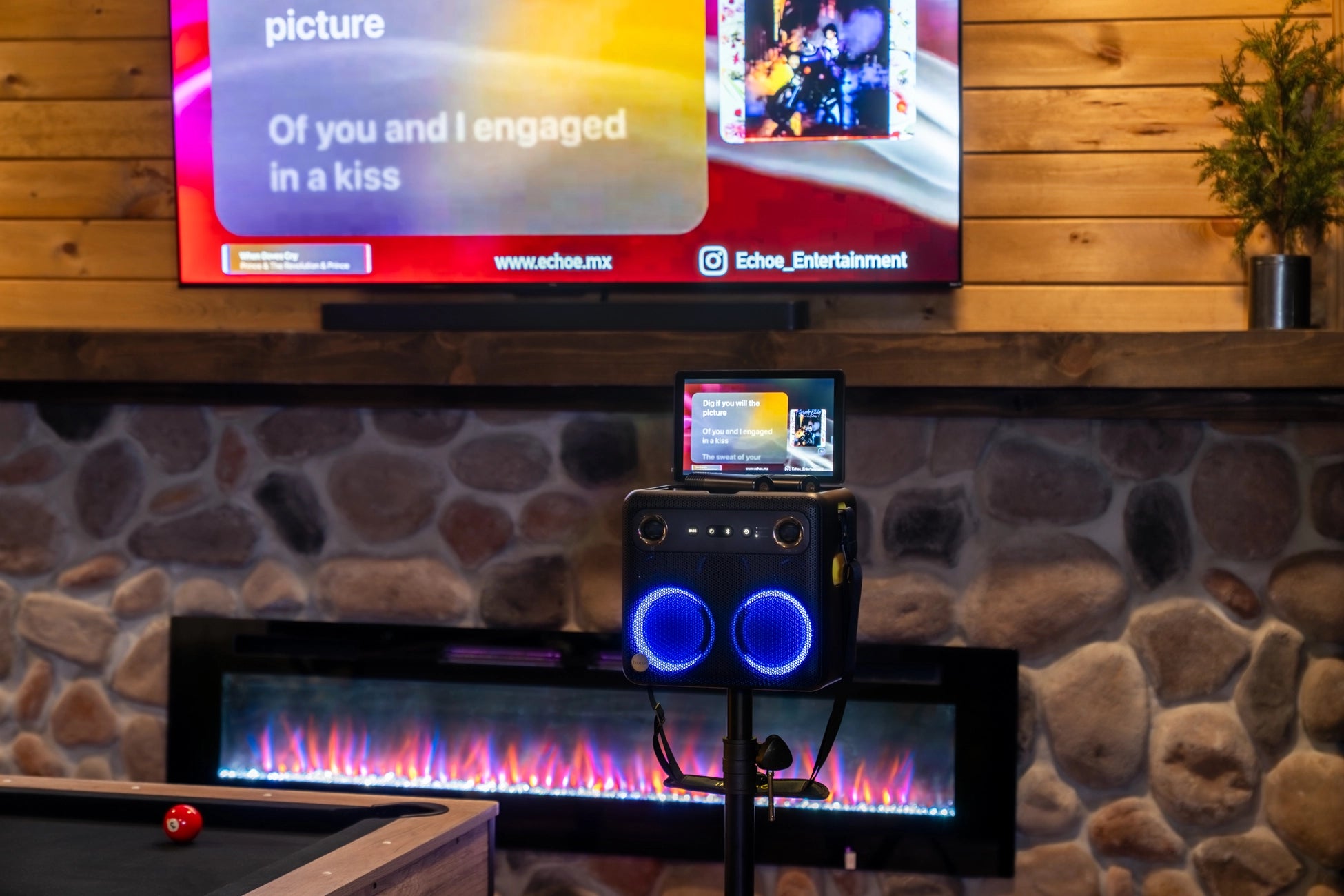 Dark Space Interior Airbnb Photography: Luxury Mountain Retreat in Albrightsville, PA