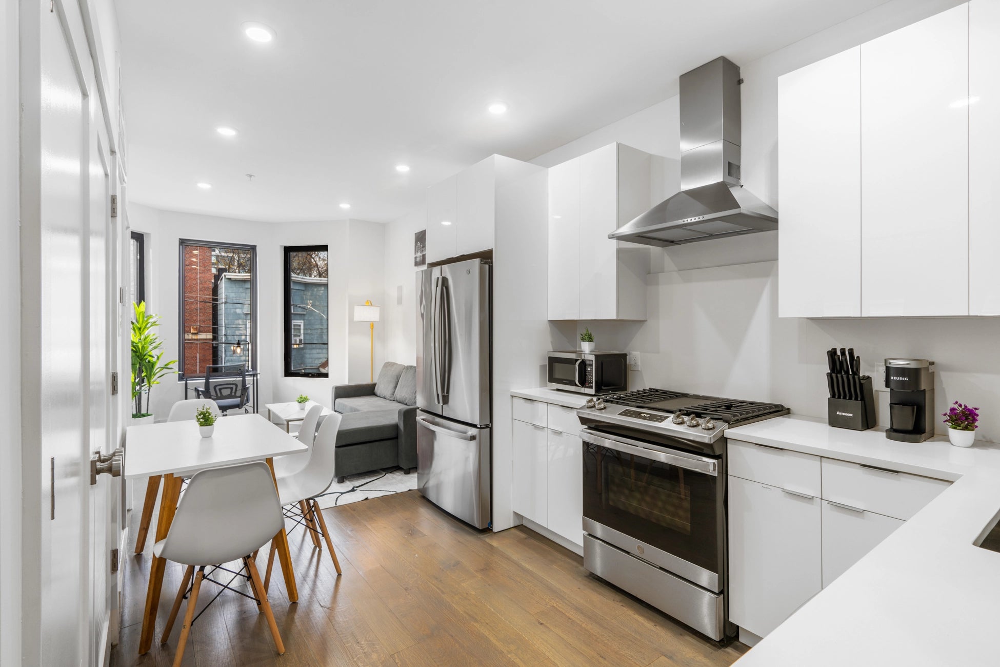 Airbnb Photography: Bright & Contemporary Rental in Jersey City, NJ