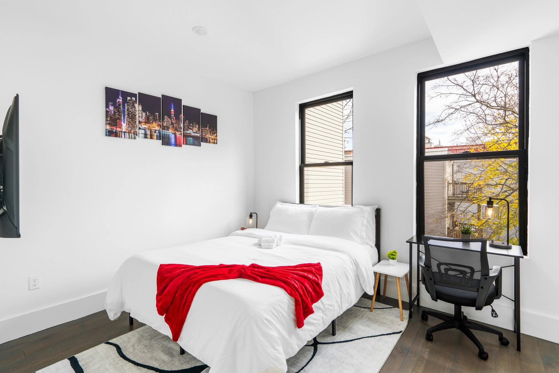 Airbnb Photography: Bright & Contemporary Rental in Jersey City, NJ