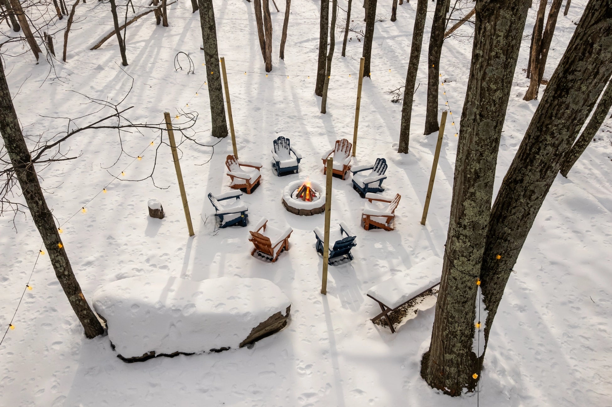 Airbnb Photography: Upscale Poconos Retreat with Twilight and Drone Photography in East Stroudsburg, PA