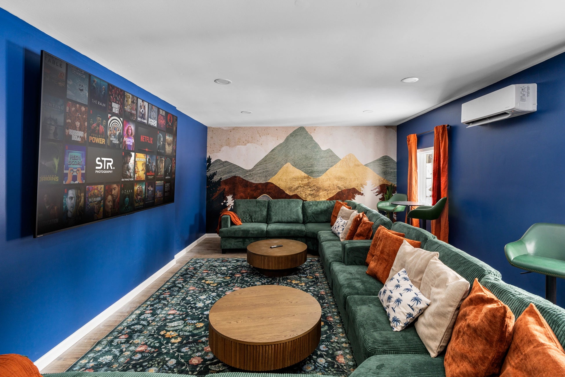 Airbnb Photography: Upscale Poconos Retreat with Twilight and Drone Photography in East Stroudsburg, PA