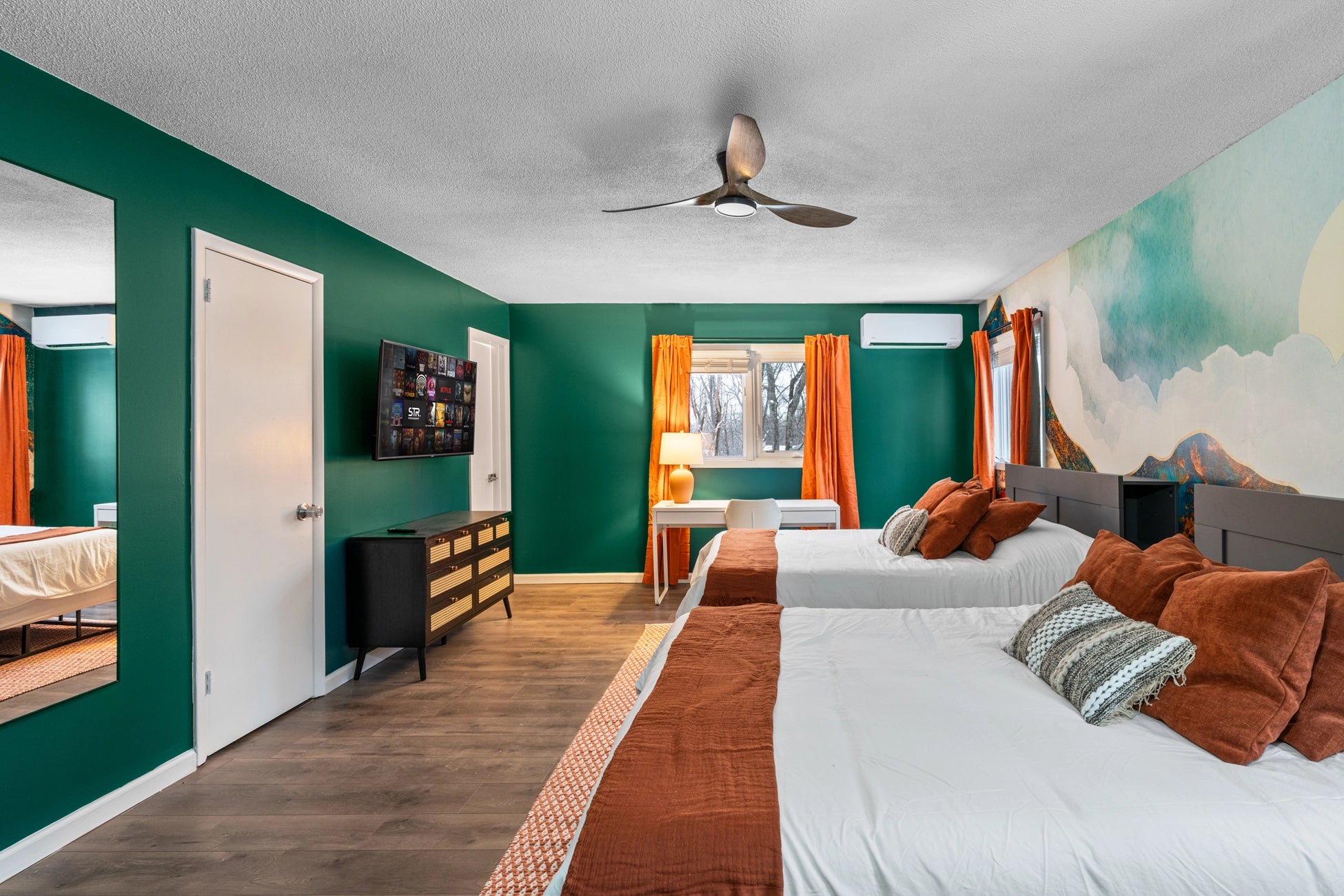 Airbnb Photography: Upscale Poconos Retreat with Twilight and Drone Photography in East Stroudsburg, PA