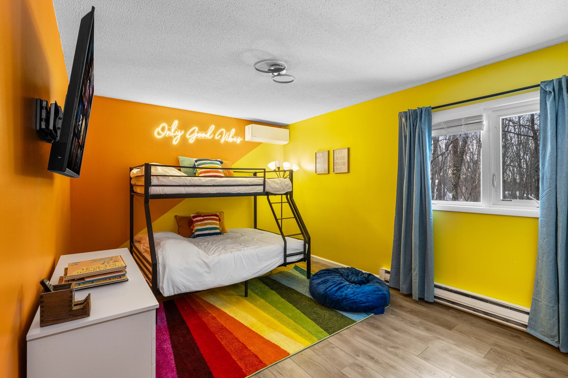 Airbnb Photography: Upscale Poconos Retreat with Twilight and Drone Photography in East Stroudsburg, PA