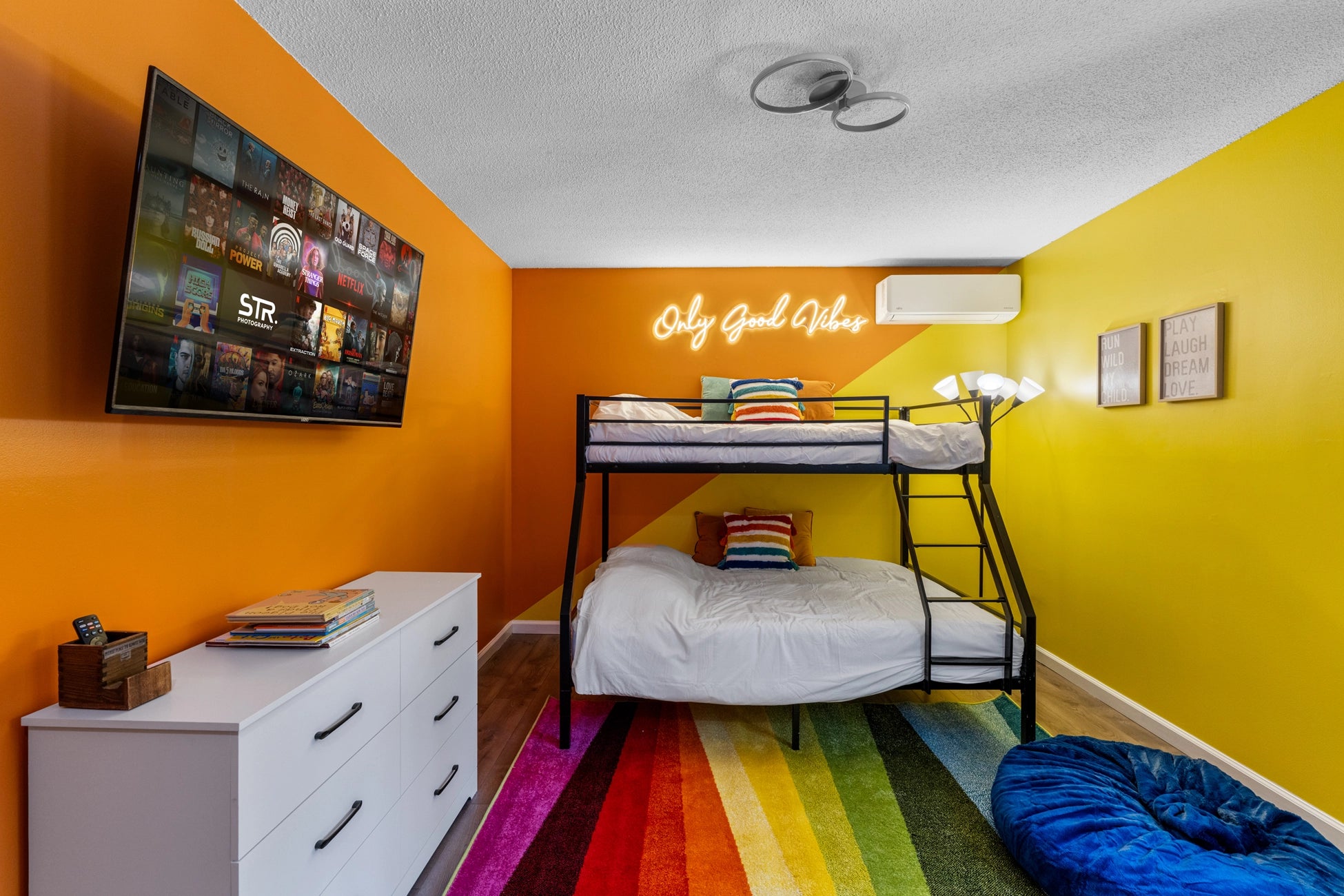 Airbnb Photography: Upscale Poconos Retreat with Twilight and Drone Photography in East Stroudsburg, PA