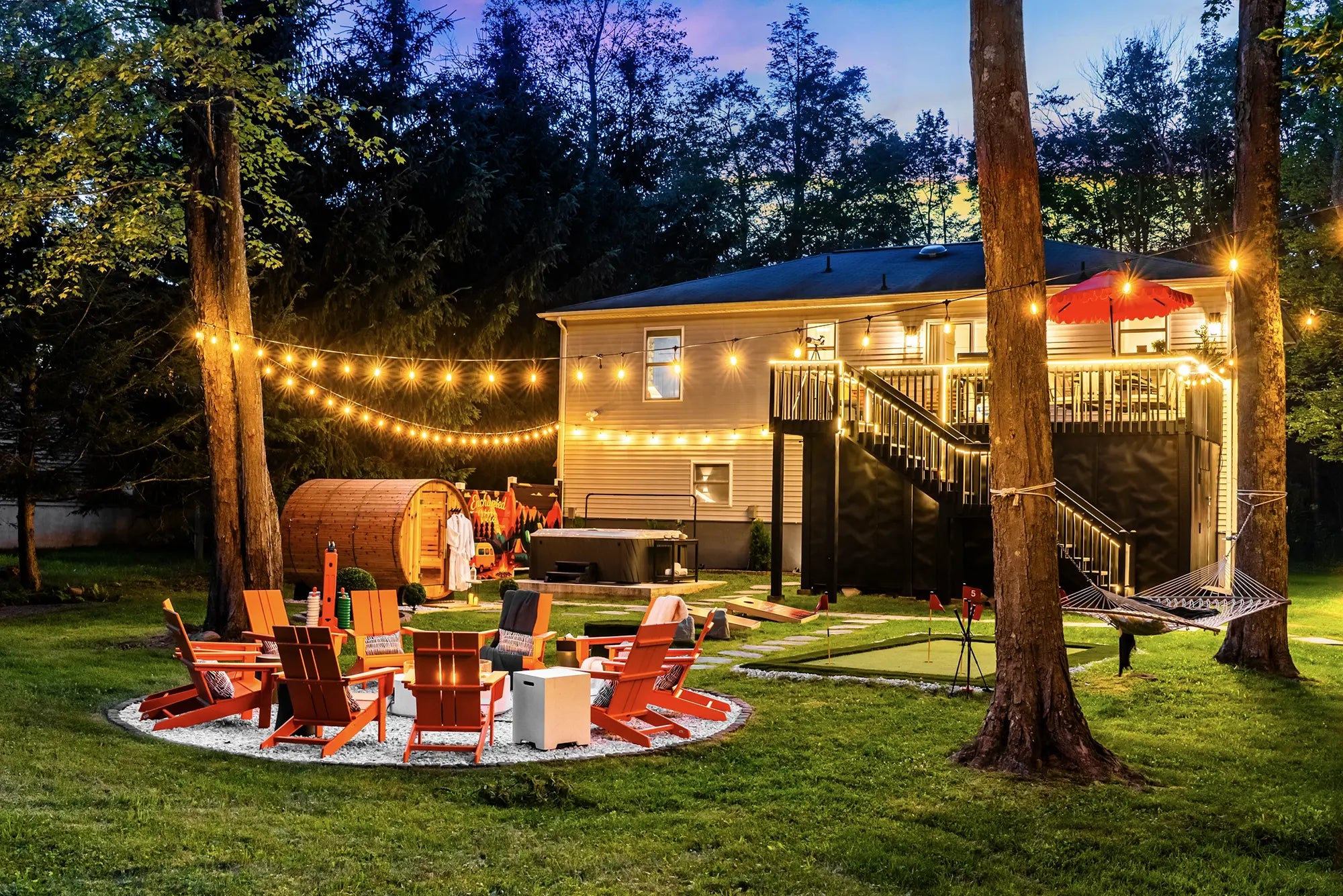 Airbnb Photography: Enchanted Villa in Pocono Summit, PA