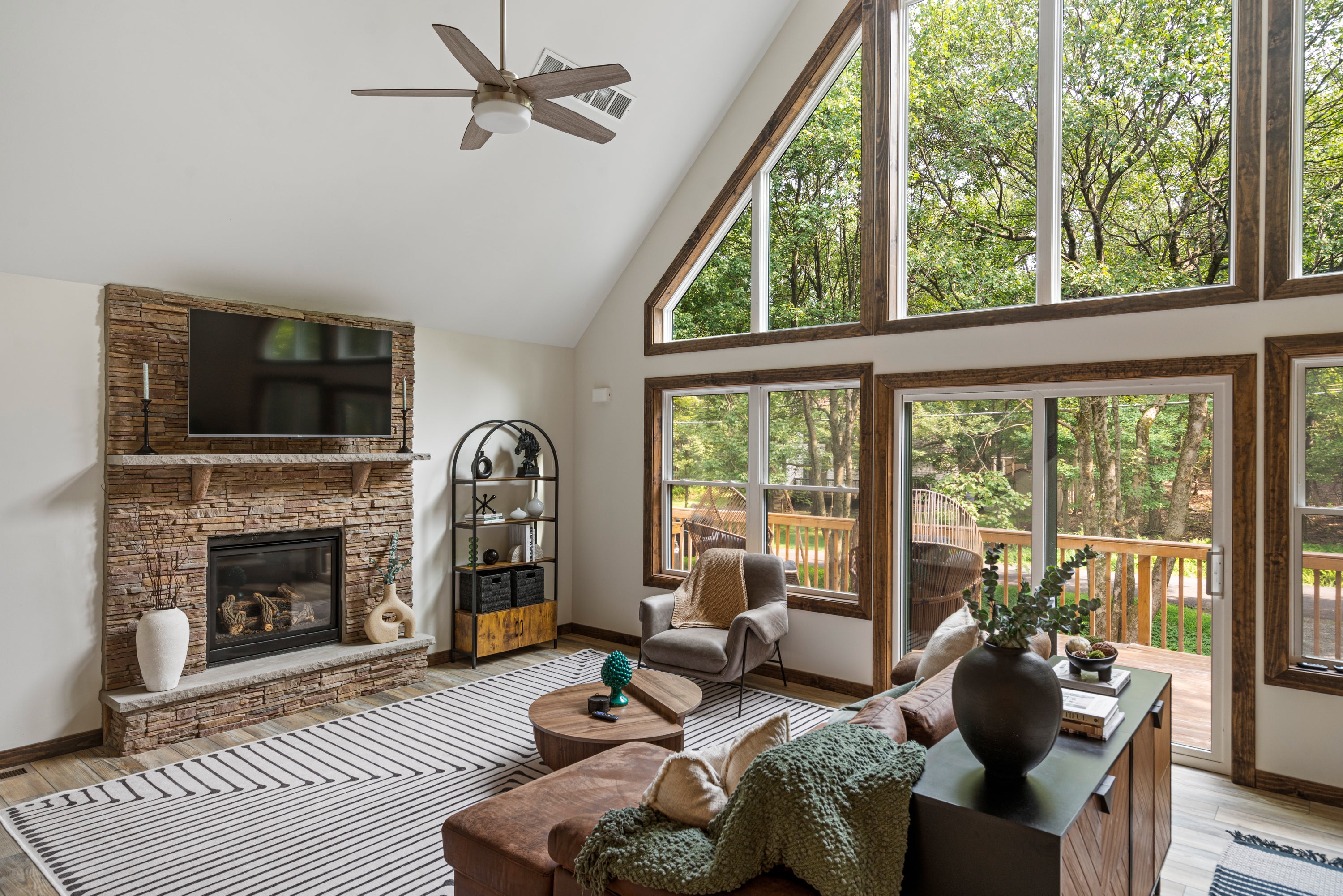 Airbnb Photography: Modern A-Frame Cabin in Albrightsville, PA