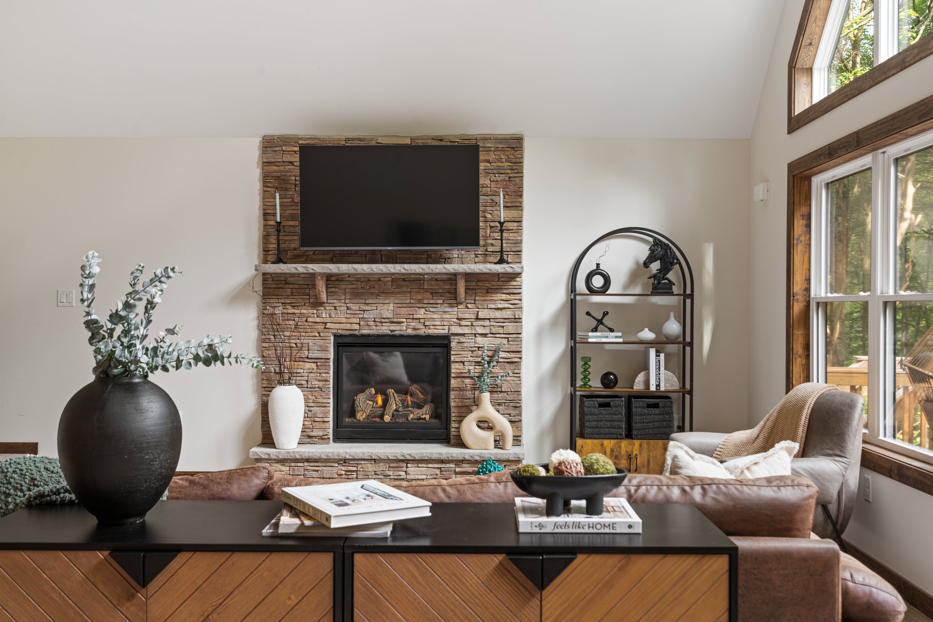 Airbnb Photography: Modern A-Frame Cabin in Albrightsville, PA