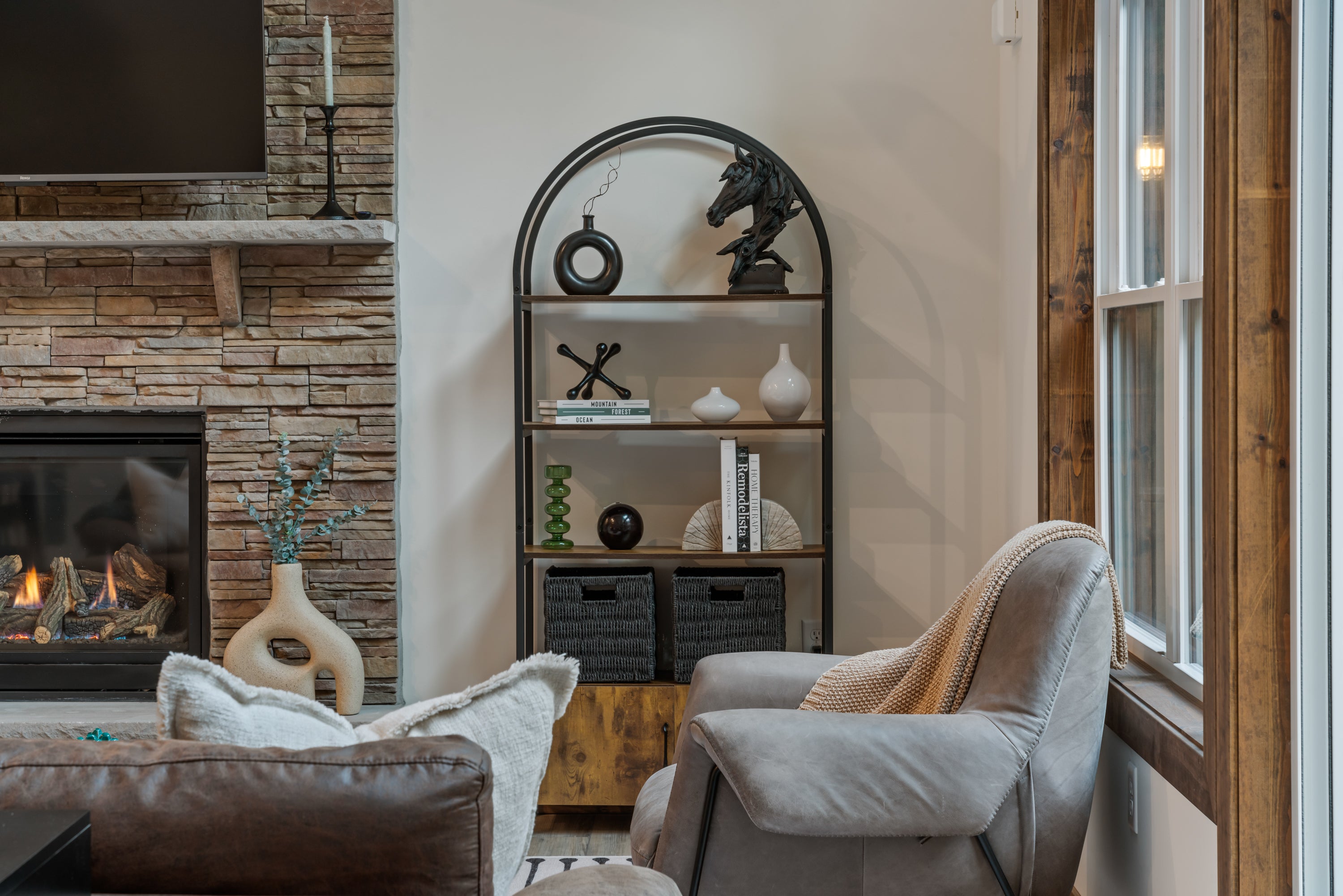 Airbnb Photography: Modern A-Frame Cabin in Albrightsville, PA